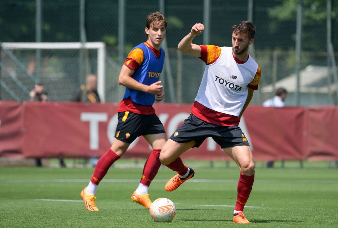 Roma, l’allenamento nel Media Day di Trigoria – FOTO GALLERY - immagine 10