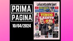 Prima pagina Gazzetta dello Sport: “Pioli vs De Rossi, vinco e resto”