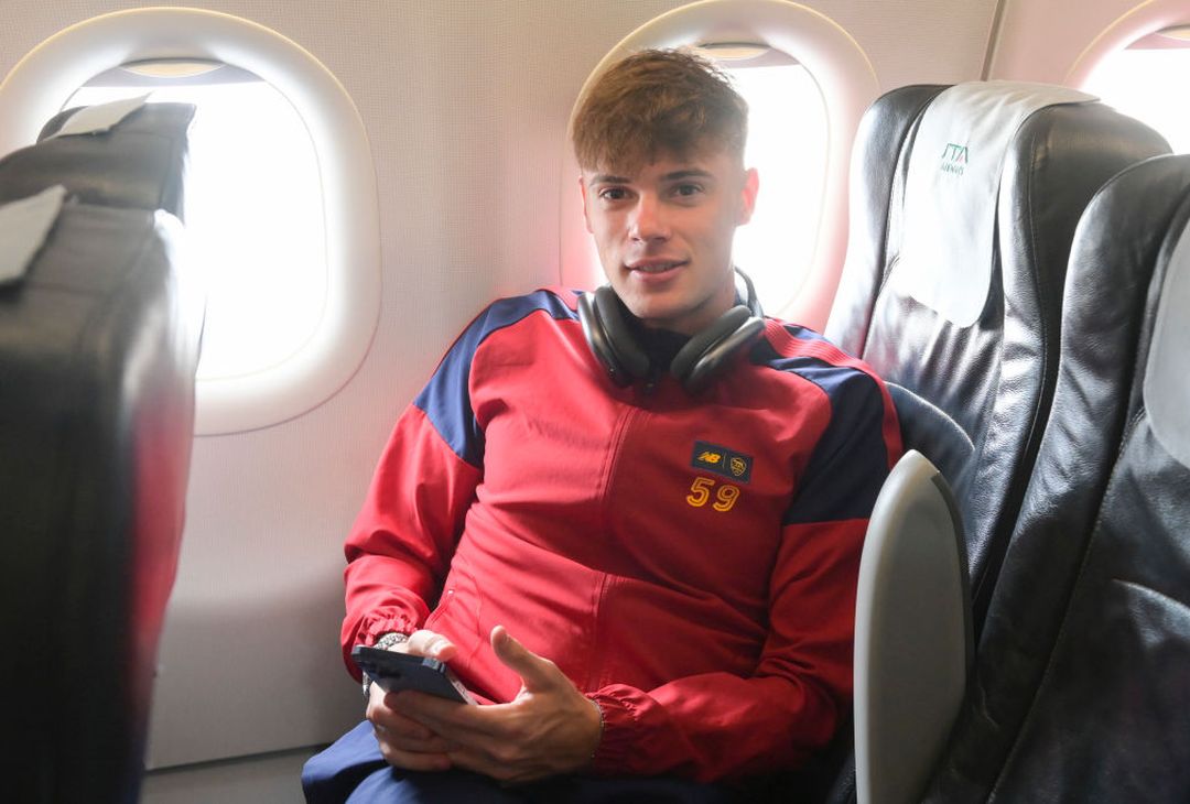 Roma in partenza per Siviglia – FOTO GALLERY - immagine 11