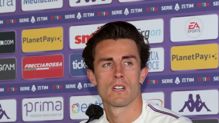 GERMOGLI PH 1 SETTEMBRE 2021 FIRENZE HOTEL EXCELSIOR PRESENTAZIONE DEL NUOVO GIOCATORE DELLA FIORENTINA ODRIOZOLA NELLA FOTO 