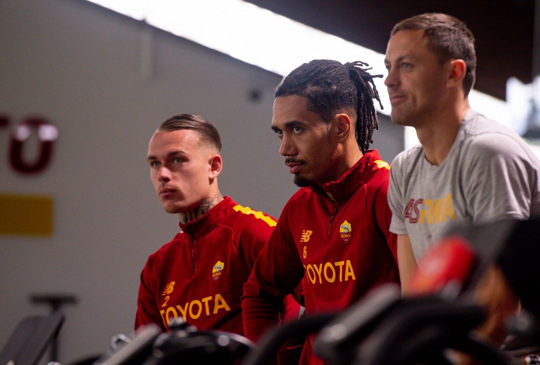 Roma, l’allenamento dopo la vittoria con la Real Sociedad: c’è Pisilli – FOTO GALLERY - immagine 40