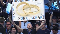 Atalanta, la coreografia da brividi della Curva Nord bergamasca