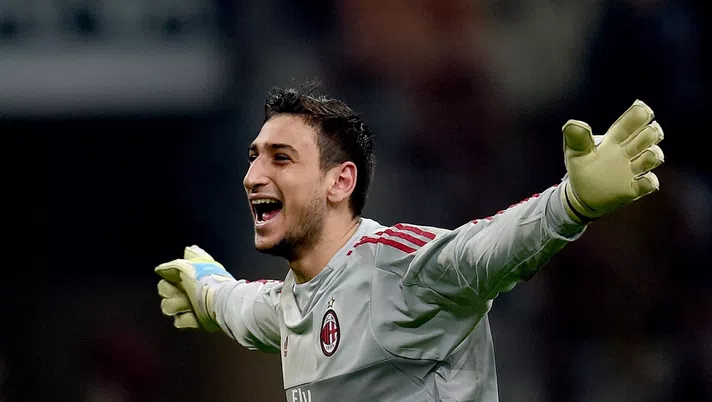 Gianluigi Donnarumma, giovanissimo portiere titolare del Milan (credits: GETTY Images)