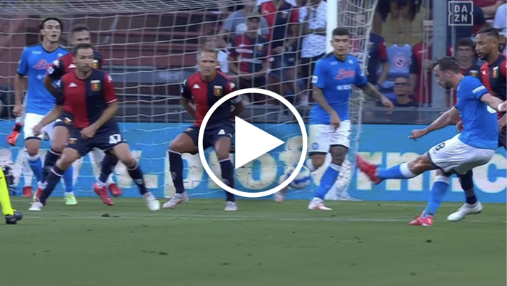 VIDEO Genoa-Napoli 0-1, Fabian Ruiz sblocca il punteggio con una splendida botta da fuori! 