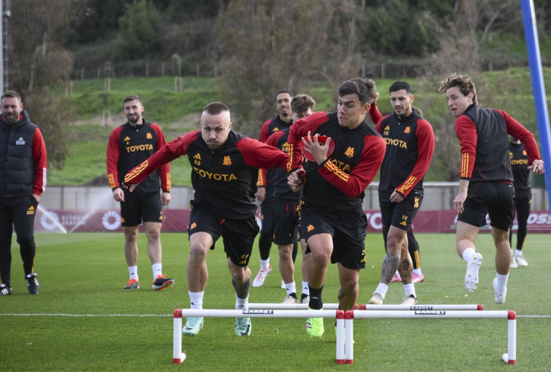 Roma, la rifinitura alla vigilia del Brighton – FOTOGALLERY - immagine 18