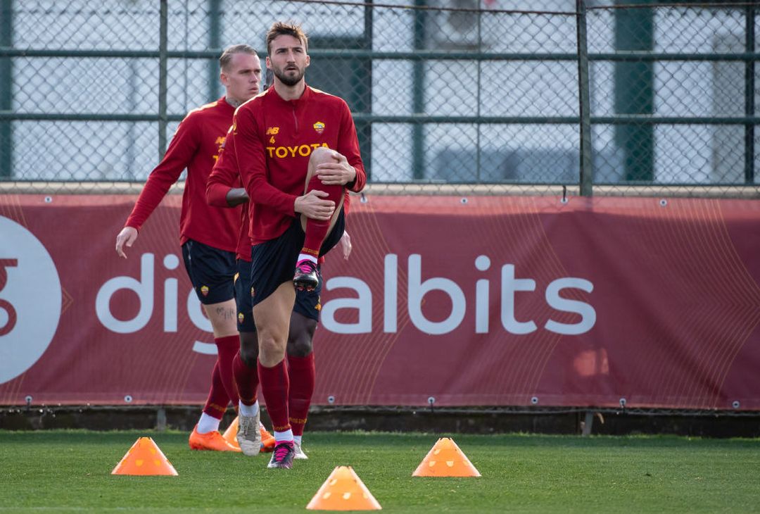 Roma, la rifinitura a Trigoria in vista della Real Sociedad – FOTO GALLERY - immagine 4