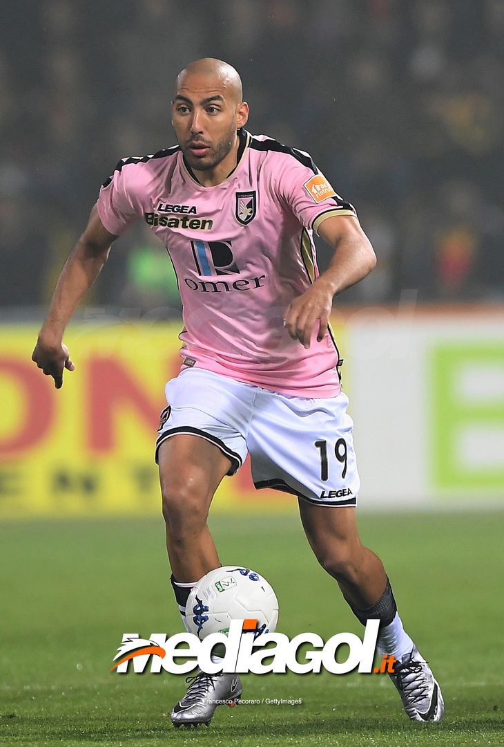  BENEVENTO, ITALY - APRIL 14:  Haitam Aleesami during the Serie B match between Benevento and US Citta di Palermo at Stadio Ciro Vigorito on April 14, 2019 in Benevento, Italy.  (Photo by Francesco Pecoraro/Getty Images) *** Local Caption *** Haitam Aleesami 