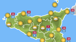 Meteo, Palermo: cielo sereno, le previsioni di venerdì 24 dicembre