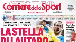 PRIMA PAGINA CORRIERE DELLO SPORT OGGI: “Calzona non ha dubbi: ripresenta il tridente Politano-Osimhen-Kvara”