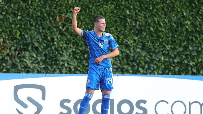 Inter, la stella di Gjeci brilla anche in Nazionale: in gol contro la Slovenia U15 - immagine 1