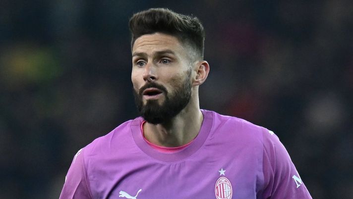 Olivier Giroud AC Milan Udinese-Milan 2-3 Serie A 2023-2024
