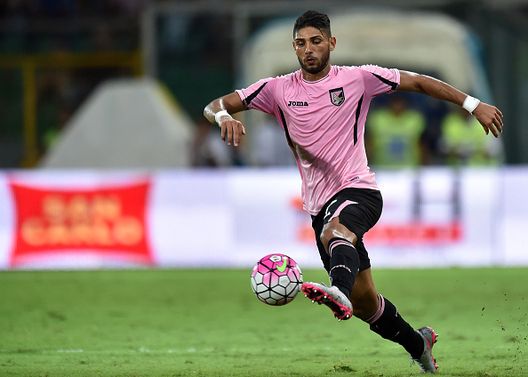  Achraf Lazaar durante Palermo-Genoa (Getty Images) 