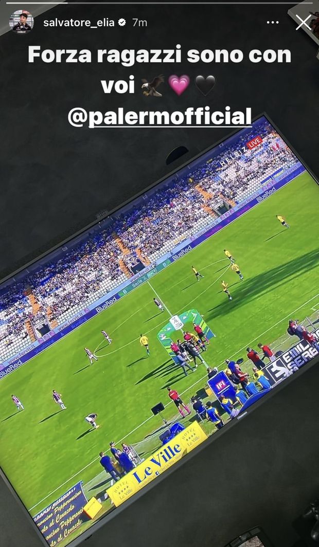 FOTO Modena-Palermo, Elia sui social: “Forza ragazzi, sono con voi”- immagine 2