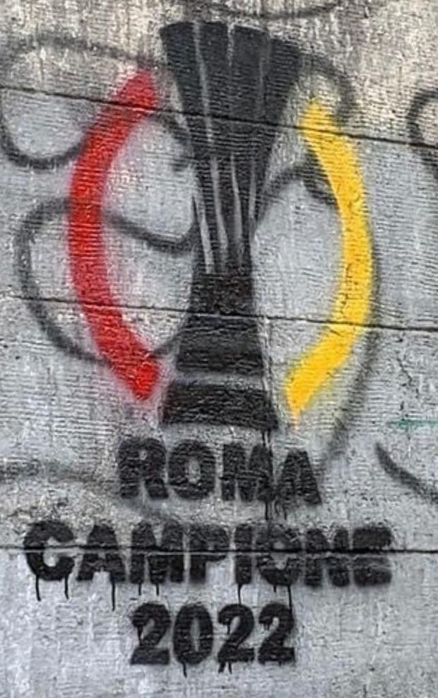 Mourinho come Giulio Cesare, ma con la coppa: il nuovo murale di Harry Grab- immagine 2