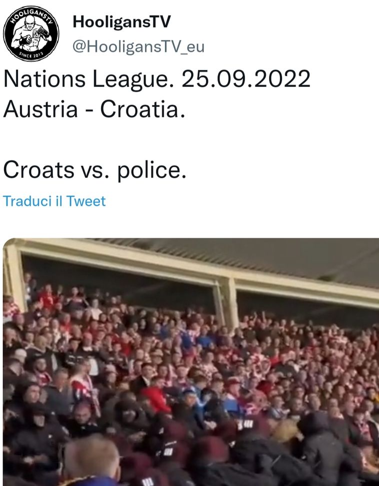 Austria, la polizia arresta diversi tifosi croati- immagine 2