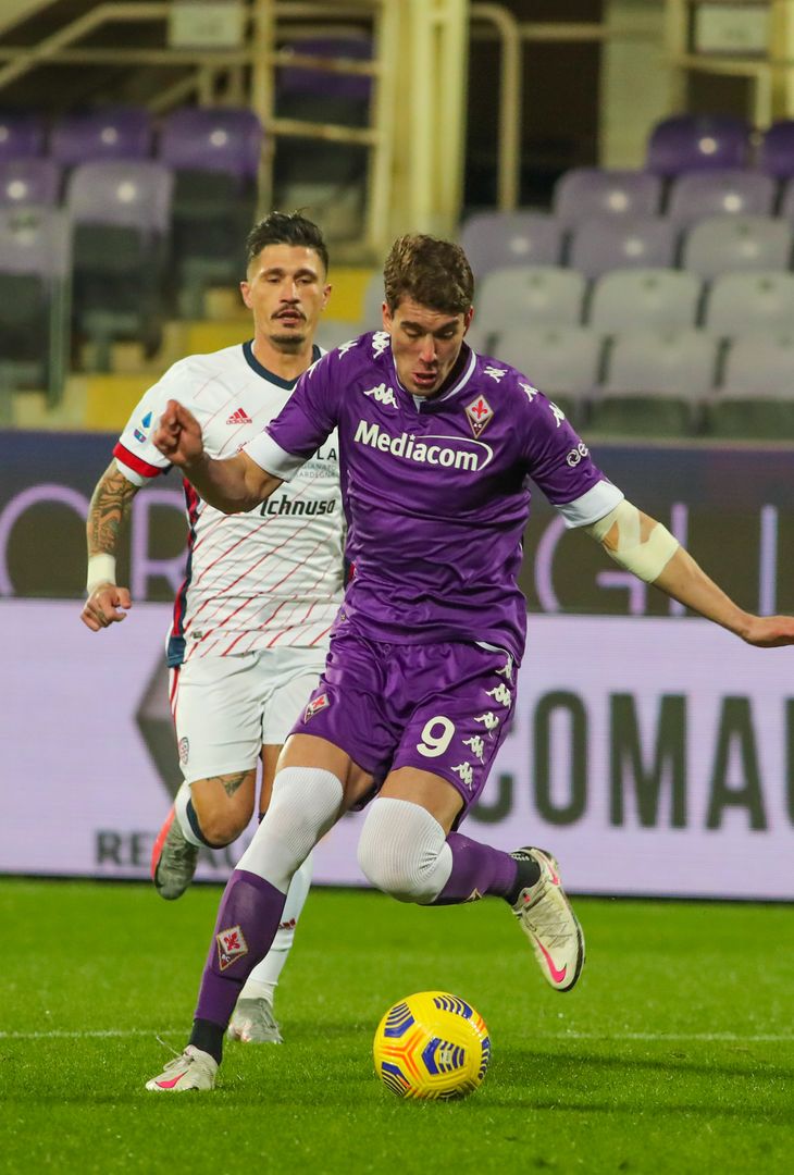  GERMOGLI PH 10 GENNAIO 2020 CAMPIONATO SERIE A DI CALCIO STADIO ARTEMIO FRANCHI FIORENTINA VS CAGLIARI NELLA FOTO VLAHOVIC 