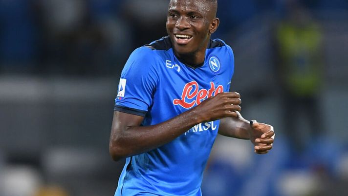 NAPLES, ITALY - AUGUST 22: Victor Osimhen of SSC Napoli during the Serie A match between SSC Napoli v Venezia FC at Stadio Diego Armando Maradona on August 22, 2021 in Naples, Italy. (Photo by Francesco Pecoraro/Getty Images) ULTIM’ORA – Gol di Osimhen o di Insigne: ecco la decisione della Lega Calcio! - immagine 1
