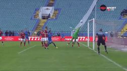 VIDEO / Bulgaria, l’incredibile gol dell’attaccante del Levski: ma voleva farlo?