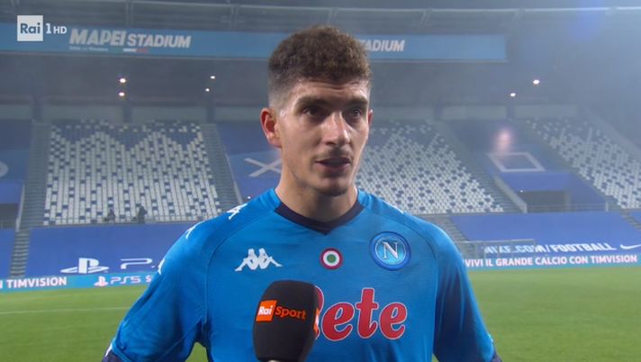 Di Lorenzo alla Rai dopo i primi 45′: “Ce la mettiamo tutta, possiamo far male alla Juve!” Di Lorenzo alla Rai dopo i primi 45′: “Ce la mettiamo tutta, possiamo far male alla Juve!”