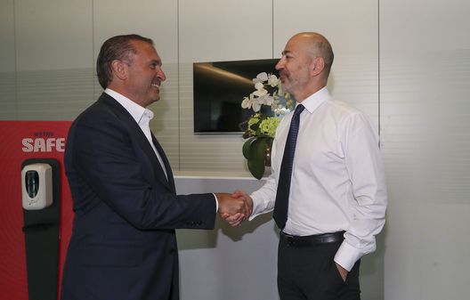 Gerry Cardinale (RedBird) e Ivan Gazidis (AC Milan, Elliott) a 'Casa Milan' | News (Getty Images) Cardinale Gazidis AC Milan