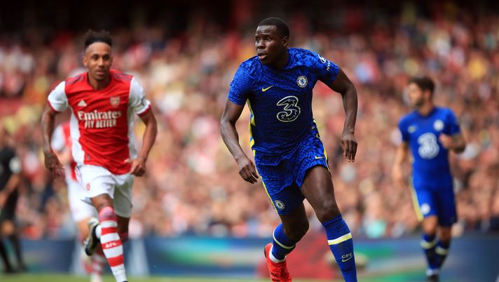 LONDON, ENGLAND - AUGUST 01: Kurt Zouma of Chelsea during the Pre Season Friendly between Arsenal and Chelsea at Emirates Stadium on August 1, 2021 in London, England. (Photo by Marc Atkins/Getty Images) LONDON, ENGLAND - AUGUST 01: Kurt Zouma of Chelsea during the Pre Season Friendly between Arsenal and Chelsea at Emirates Stadium on August 1, 2021 in London, England. (Photo by Marc Atkins/Getty Images)