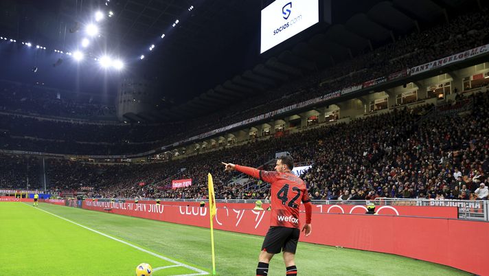 Alessandro Florenzi AC Milan Milan-Atalanta 1-1 Serie A 2023-2024