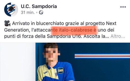 Samp su Facebook: post con gaffe e poi post rimosso Samp su Facebook: post con gaffe e poi post rimosso