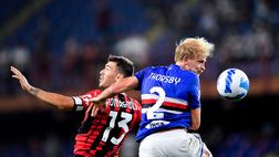 Sampdoria-Milan 0-1, Romagnoli esulta sui social: “Un buon inizio”