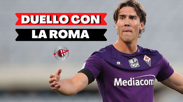 Dusan Vlahovic (attaccante Fiorentina), obiettivo di calciomercato del Milan | AC Milan News (Getty Images) 