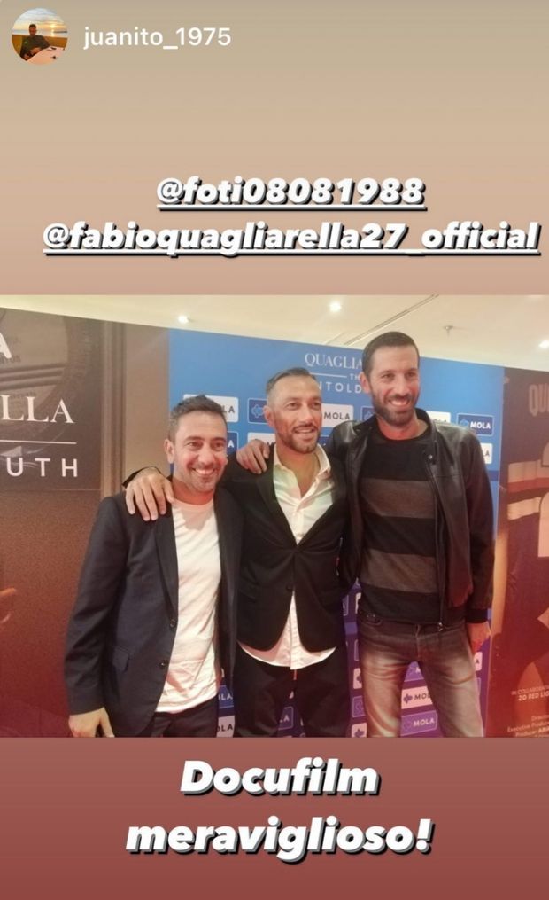 Tutta la verità: Fabio Quagliarella in lacrime ai titoli di coda del suo film- immagine 2