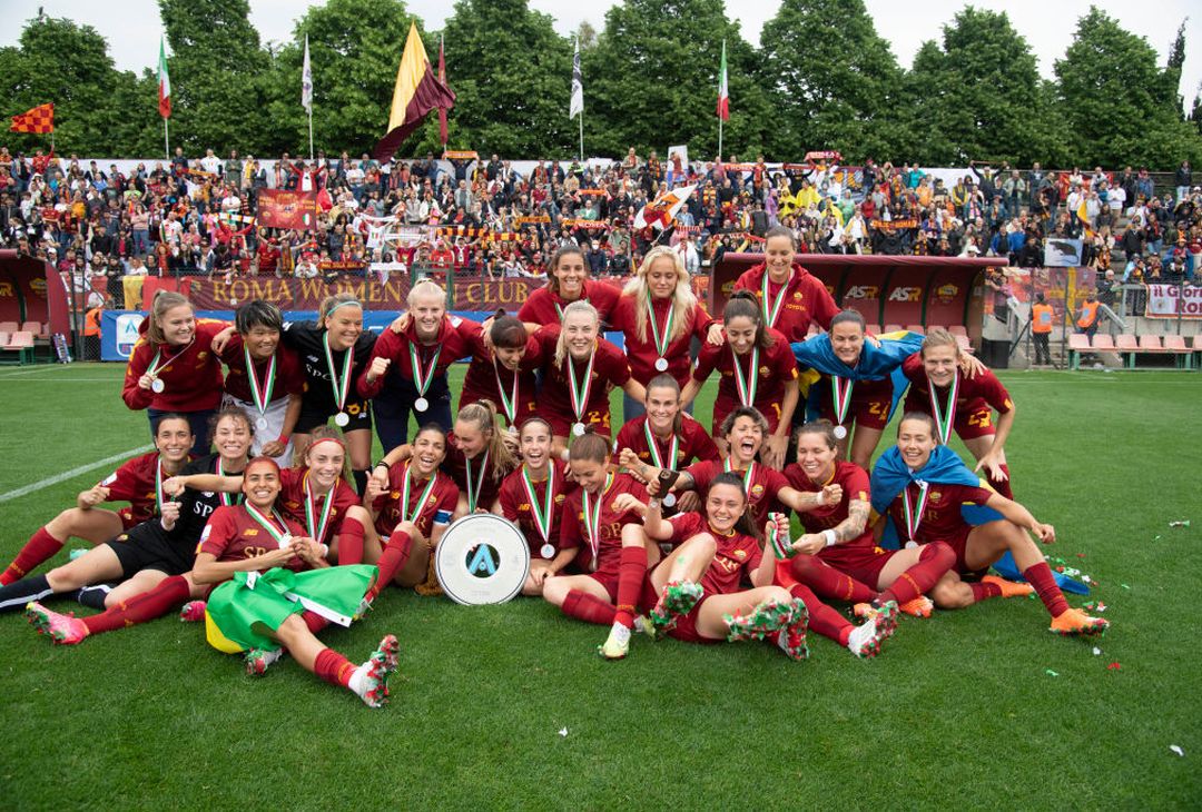 Roma Femminile Campione d’Italia, la premiazione – FOTO GALLERY - immagine 5