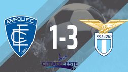 Sarrismo a salve, ma buona la prima: è 1-3 della Lazio ad Empoli