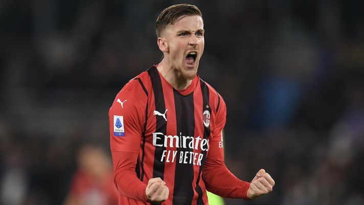 Alexis Saelemaekers AC Milan Lazio-Milan 1-2 Serie A 2021-2022