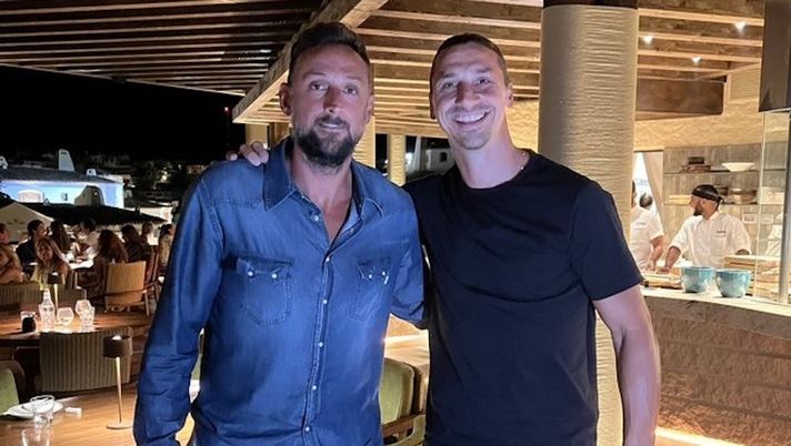 Incontro tra due giganti: Belinelli e Ibrahimovic insieme in un locale Belinelli Ibrahimovic