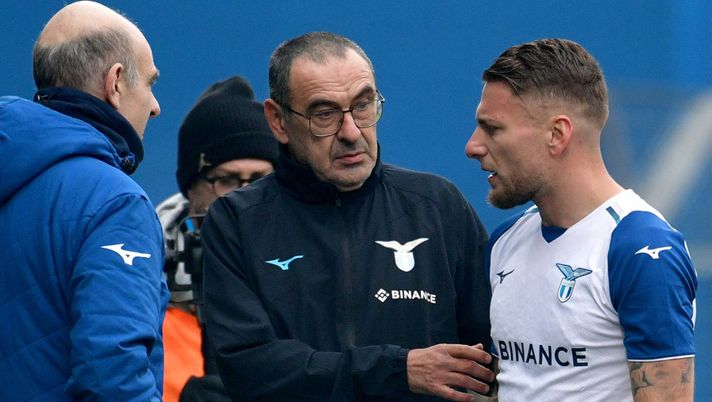 Sarri: “Le condizioni di Immobile, anche la sua caviglia non è al top! L’esito degli esami per Casale” - immagine 1