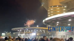 VIDEO FCIN1908 / Verso Inter-Juve, fuochi d’artificio a San Siro