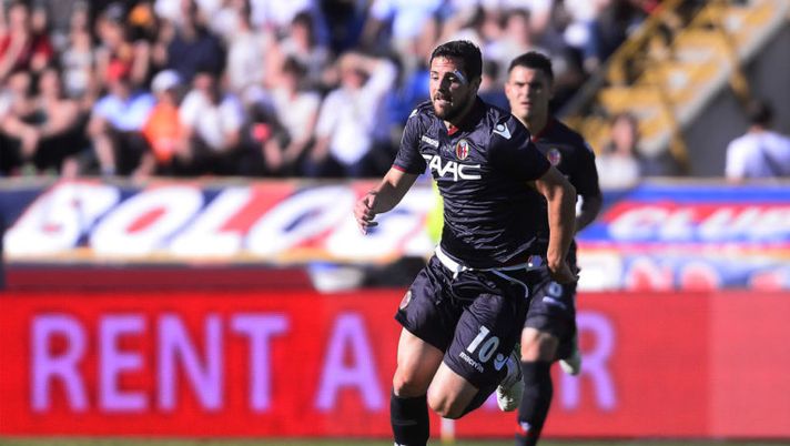 BOLOGNA, ITALY - MAY 27: Mattia Destro of Bologna FC in action during the Serie A match between Bologna FC and Juventus FC at Stadio Renato Dall'Ara on May 27, 2017 in Bologna, Italy. (Photo by Mario Carlini / Iguana Press/Getty Images) Bologna, il dubbio Maietta e il tridente offensivo: le scelte di formazione di Donadoni - immagine 1