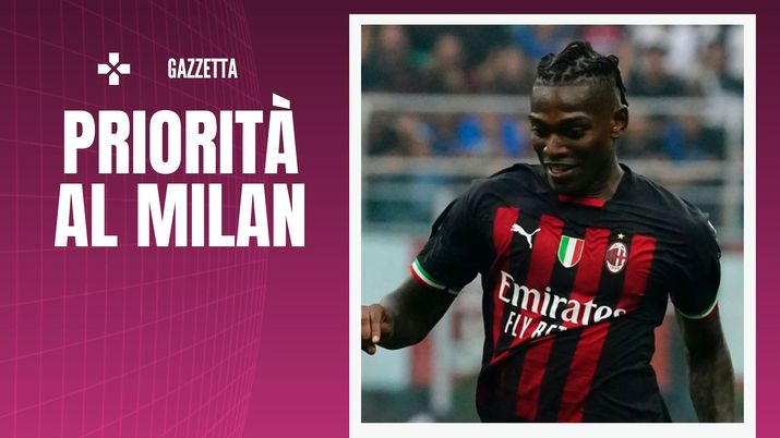 Rafael Leao (attaccante AC Milan) è in trattativa con i rossoneri per il rinnovo del contratto | Calciomercato Milan News (Getty Images) Rafael Leao AC Milan Calciomercato Milan