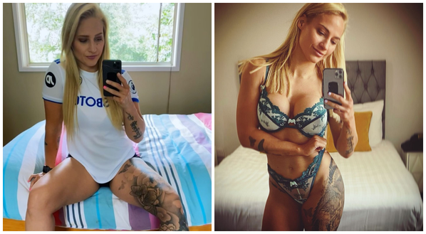 OnlyFans gratis e festa hot in spogliatoio, la promessa di Ebanie Bridges se il Leeds si salva- immagine 3