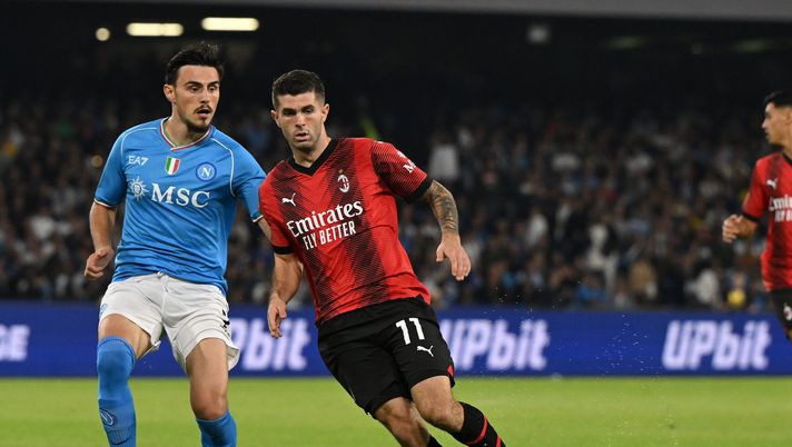 Christian Pulisic Napoli Milan Ac Milan News Serie A 2023-24