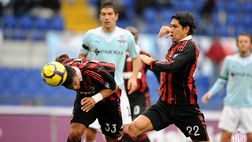 8 novembre 2009: Lazio-Milan 1-2, primo gol in rossonero per Thiago Silva