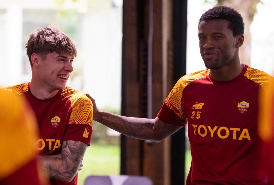 Roma, allenamento a Trigoria: si rivede anche Llorente – FOTO GALLERY - immagine 35