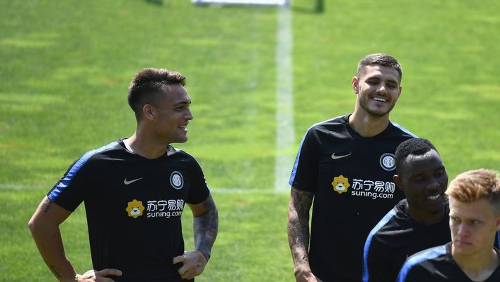 Getty Lautaro e Icardi all'Inter