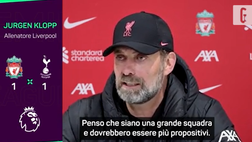VIDEO Liverpool-Tottenham, Klopp e la frecciata a Conte: “Non mi piace il suo calcio”