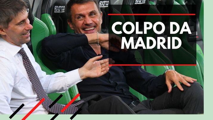 Frederic Massara e Paolo Maldini (dirigenti AC Milan), responsabili delle operazioni di calciomercato del Milan | AC Milan News (Getty Images) 