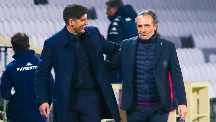 GERMOGLI PH 3 MARZO 2021 FIRENZE STADIO ARTEMIO FRANCHI CAMPIONATO DI SERIE A FIORENTINA VS ROMA NELLA FOTO FONSECA E PRANDELLI GERMOGLI PH 3 MARZO 2021 FIRENZE STADIO ARTEMIO FRANCHI CAMPIONATO DI SERIE A FIORENTINA VS ROMA NELLA FOTO FONSECA E PRANDELLI