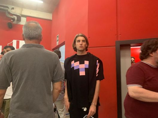 FOTO Padova-Palermo, in tribuna all’Euganeo l’ex rosanero Manuel Peretti Palermo