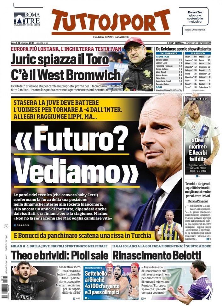 EDICOLA TS – “Devi morire”. E Acerbi fa il dito - immagine 1