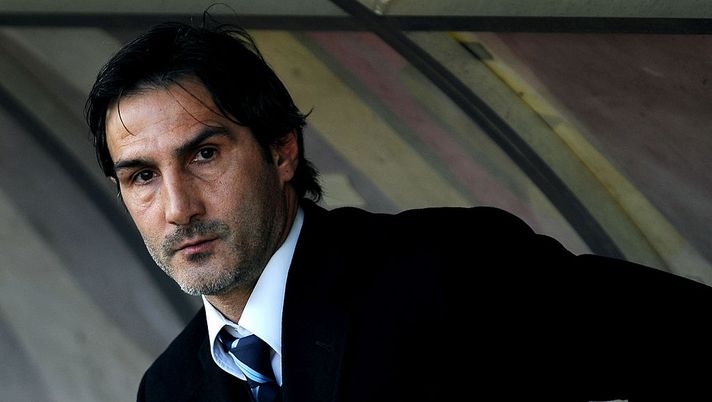 TURIN, ITALY - FEBRUARY 05:  US Sassuolo Calcio head coach Angelo Adamo Gregucci looks on prior to the Serie B match between Torino FC and US Sassuolo Calcio at Olimpico Stadium on February 5, 2011 in Turin, Italy.  (Photo by Valerio Pennicino/Getty Images) 