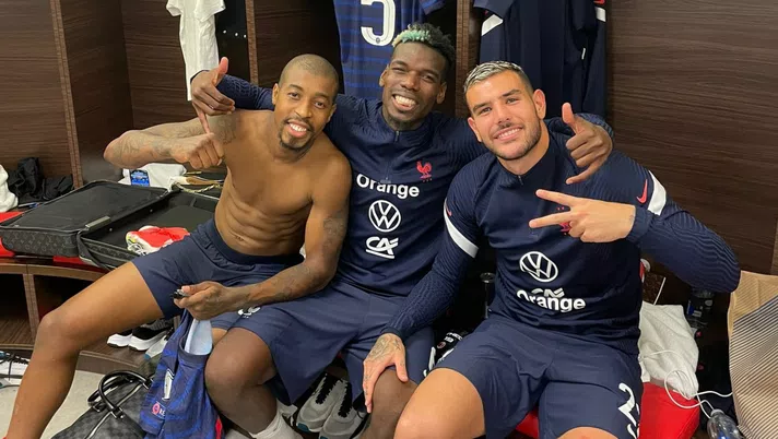 Theo Hernandez, esterno del Milan, qui con la maglia della Nazionale francese 